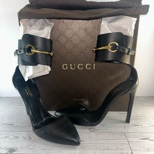 Gucci Horsebit Heel (Lifford) Size 36.5/ US 6. Pre-loved, great condition
